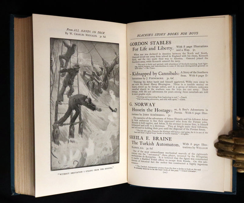 1900 Rare Book - AT THE BACK OF THE NORTH WIND by George MacDonald illustrated by Arthur Hughes.