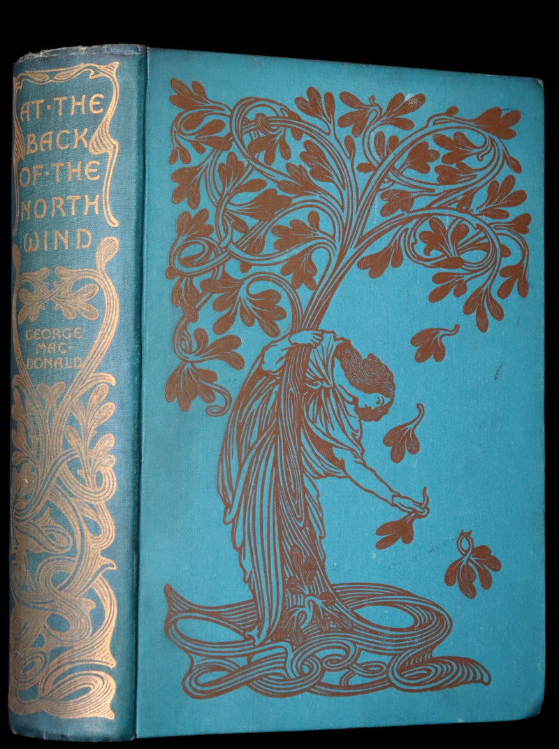 1900 Rare Book - AT THE BACK OF THE NORTH WIND by George MacDonald illustrated by Arthur Hughes.
