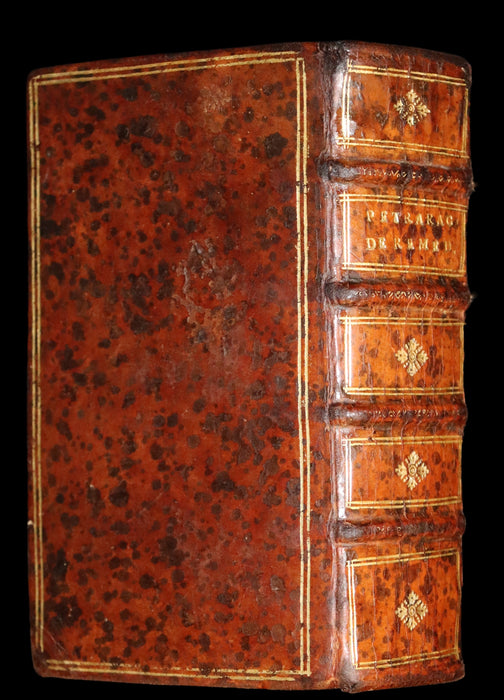 1649 Rare Book - Petrarch's Remedies for Fortune Fair and Foul (De remediis utriusque fortunae) with De Contemptu Mundi