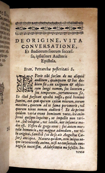 1649 Rare Book - Petrarch's Remedies for Fortune Fair and Foul (De remediis utriusque fortunae) with De Contemptu Mundi