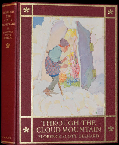 1922 Rare 1stED with Dust jacket - THROUGH THE CLOUD MOUNTAIN Illustrated by Gertrude Kay.