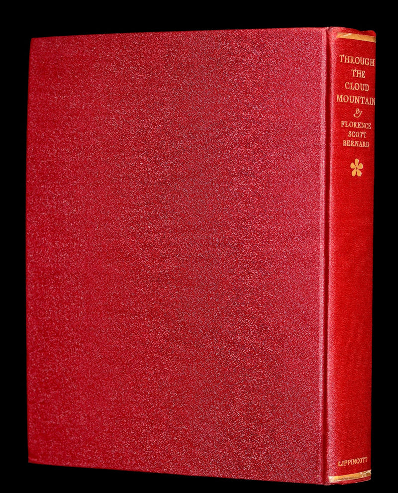 1922 Rare 1stED with Dust jacket - THROUGH THE CLOUD MOUNTAIN Illustrated by Gertrude Kay.