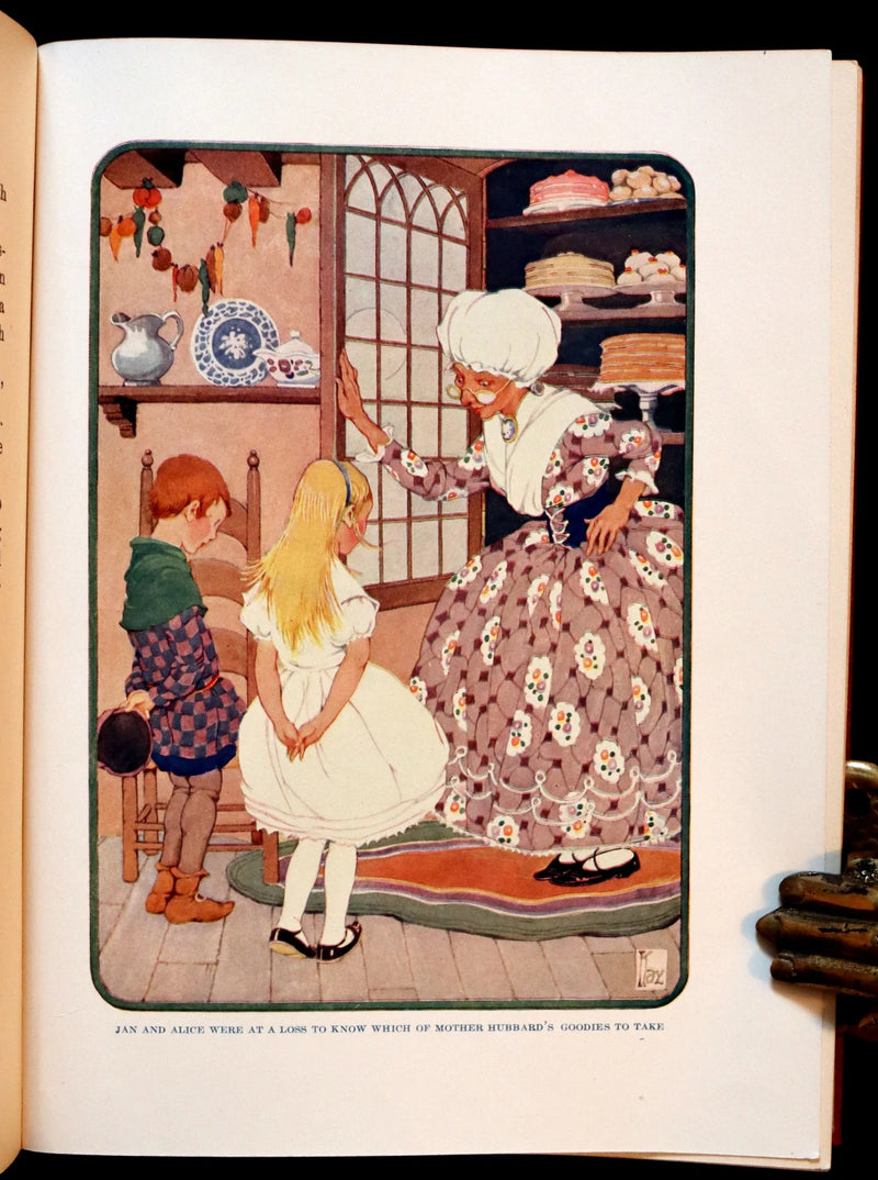 1922 Rare 1stED with Dust jacket - THROUGH THE CLOUD MOUNTAIN Illustrated by Gertrude Kay.
