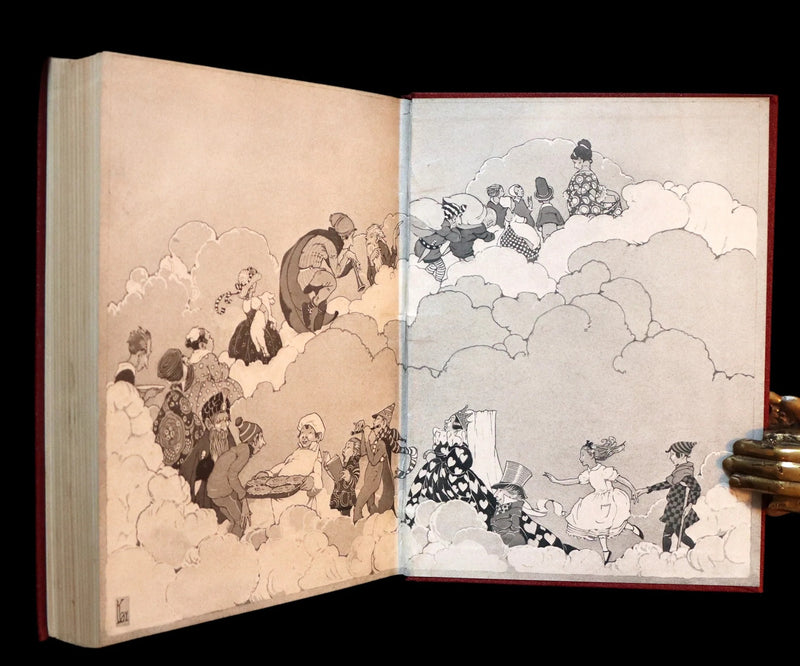1922 Rare 1stED with Dust jacket - THROUGH THE CLOUD MOUNTAIN Illustrated by Gertrude Kay.