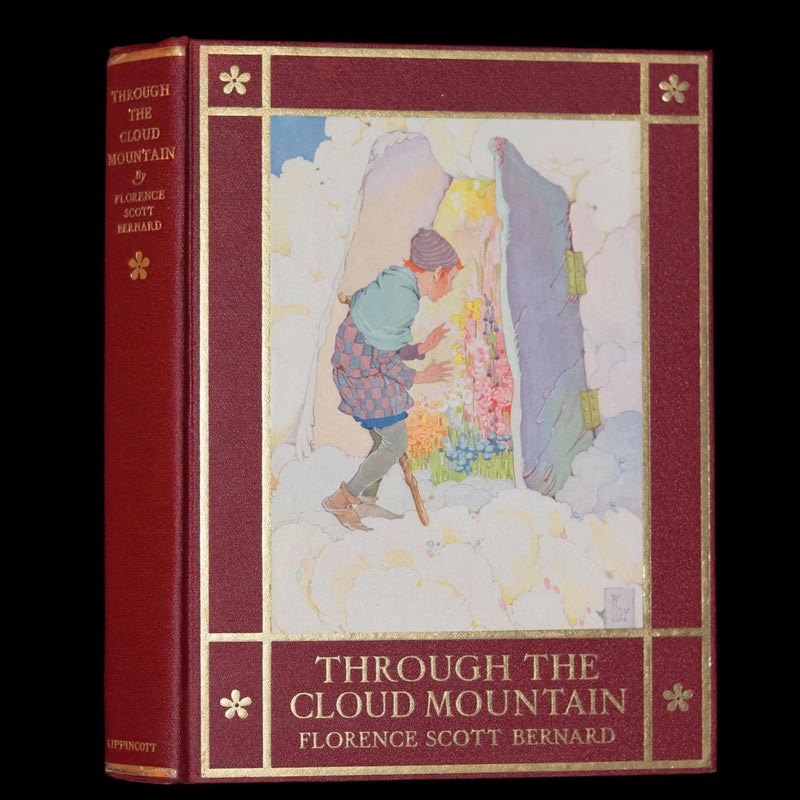 1922 Rare 1stED with Dust jacket - THROUGH THE CLOUD MOUNTAIN Illustrated by Gertrude Kay.