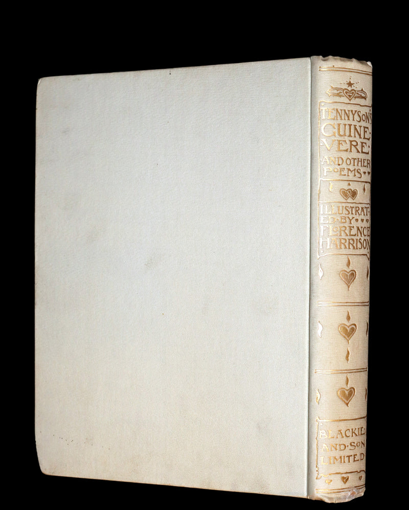 1912 Rare First Edition - Tennyson's GUINEVERE Illustrated by Pre-Raphaelite FLORENCE HARRISON.