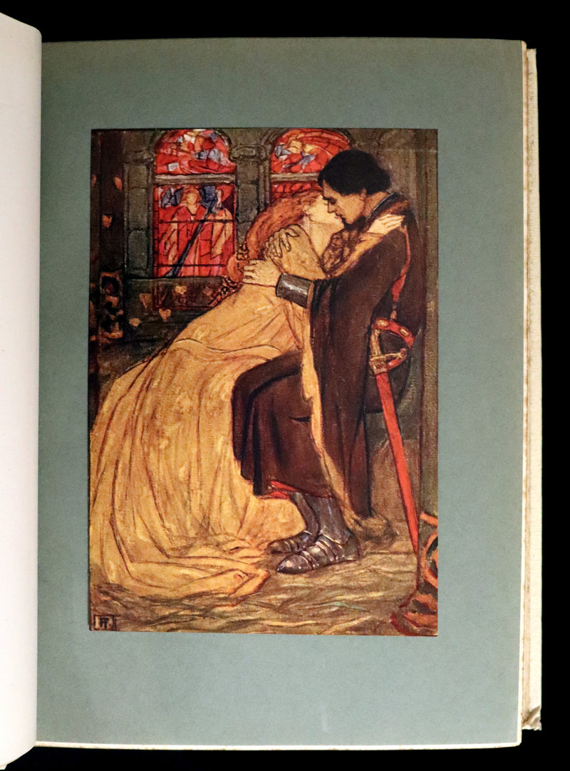 1912 Rare First Edition - Tennyson's GUINEVERE Illustrated by Pre-Raphaelite FLORENCE HARRISON.