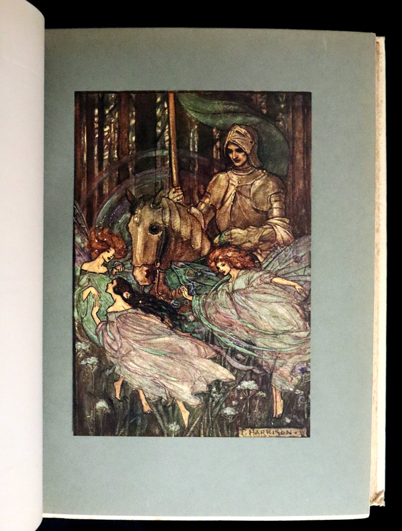 1912 Rare First Edition - Tennyson's GUINEVERE Illustrated by Pre-Raphaelite FLORENCE HARRISON.
