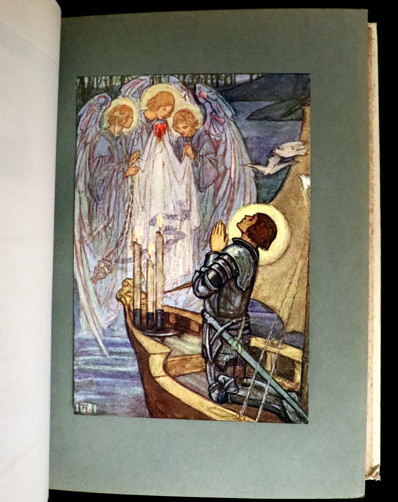 1912 Rare First Edition - Tennyson's GUINEVERE Illustrated by Pre-Raphaelite FLORENCE HARRISON.