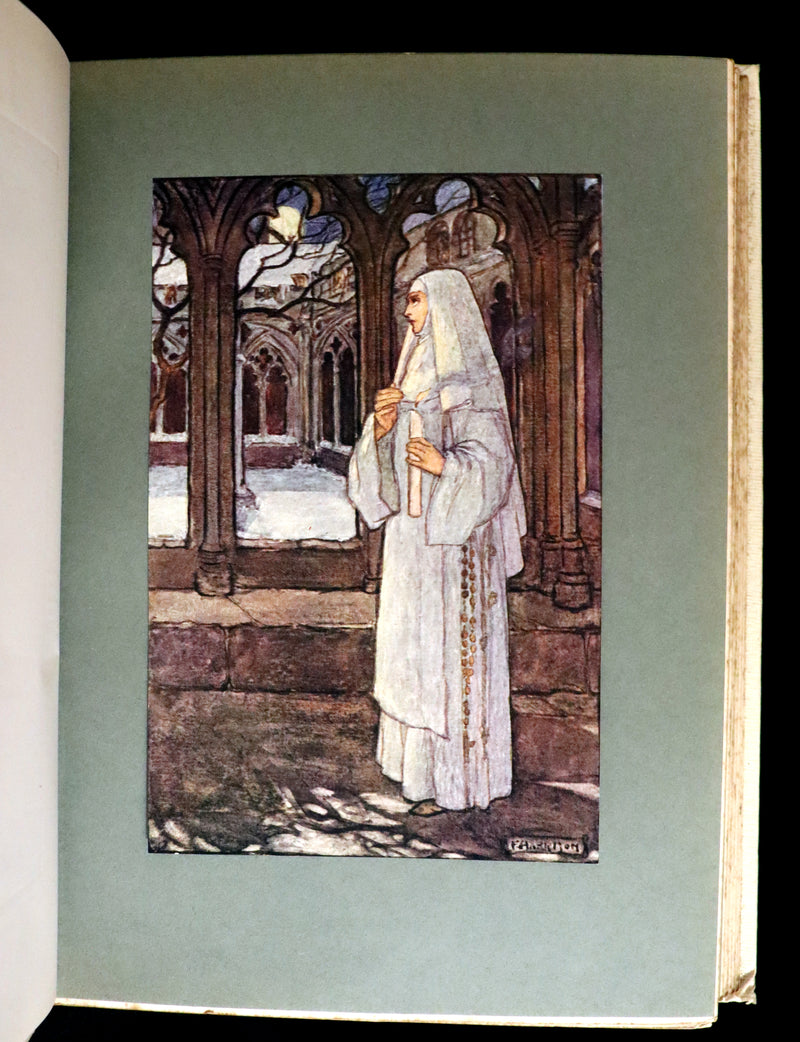 1912 Rare First Edition - Tennyson's GUINEVERE Illustrated by Pre-Raphaelite FLORENCE HARRISON.