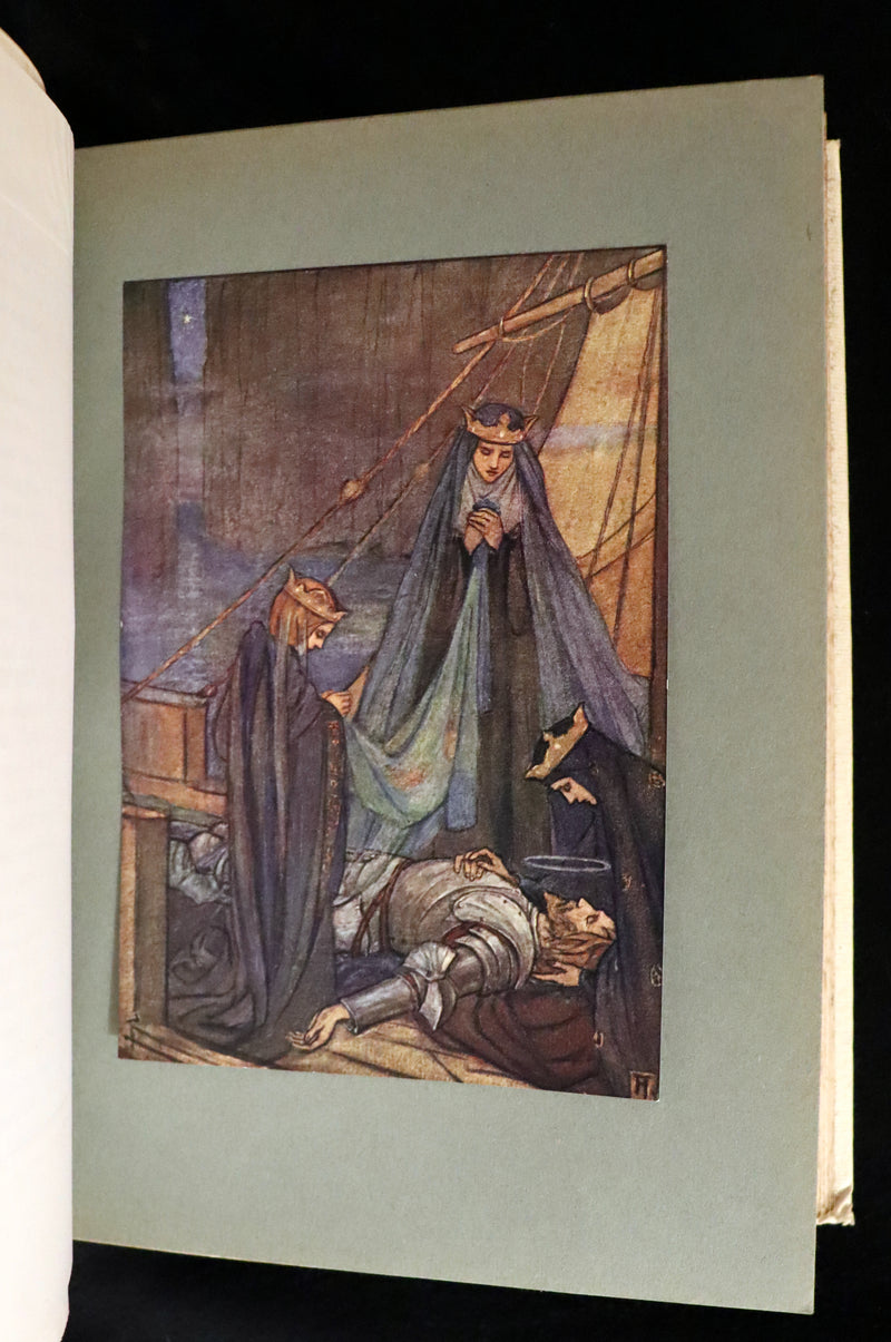 1912 Rare First Edition - Tennyson's GUINEVERE Illustrated by Pre-Raphaelite FLORENCE HARRISON.