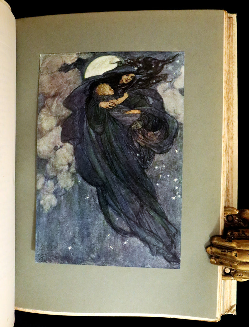 1912 Rare First Edition - Tennyson's GUINEVERE Illustrated by Pre-Raphaelite FLORENCE HARRISON.