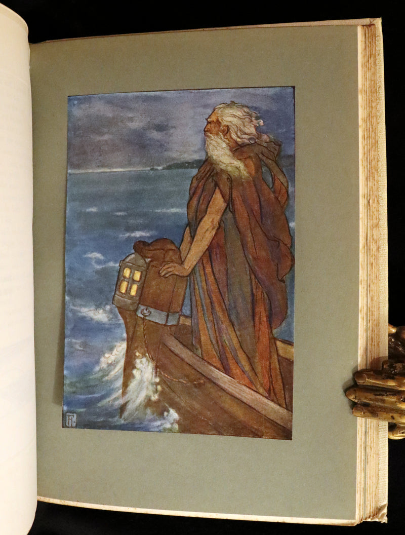 1912 Rare First Edition - Tennyson's GUINEVERE Illustrated by Pre-Raphaelite FLORENCE HARRISON.