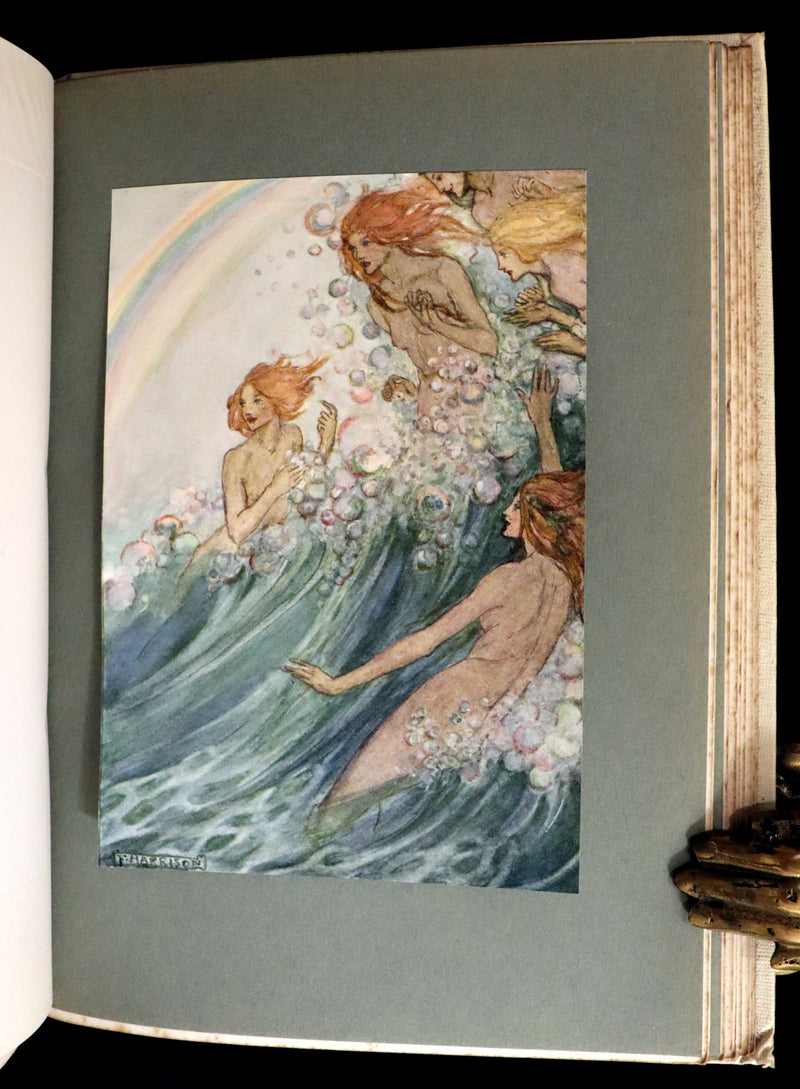 1912 Rare First Edition - Tennyson's GUINEVERE Illustrated by Pre-Raphaelite FLORENCE HARRISON.