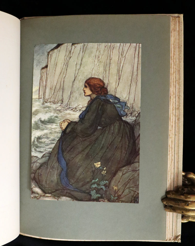 1912 Rare First Edition - Tennyson's GUINEVERE Illustrated by Pre-Raphaelite FLORENCE HARRISON.