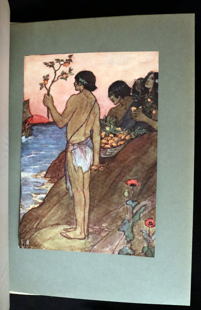 1912 Rare First Edition - Tennyson's GUINEVERE Illustrated by Pre-Raphaelite FLORENCE HARRISON.
