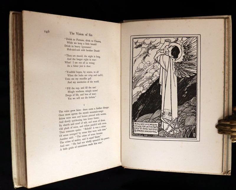 1912 Rare First Edition - Tennyson's GUINEVERE Illustrated by Pre-Raphaelite FLORENCE HARRISON.