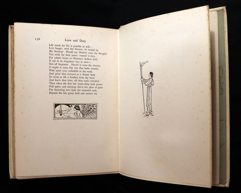 1912 Rare First Edition - Tennyson's GUINEVERE Illustrated by Pre-Raphaelite FLORENCE HARRISON.