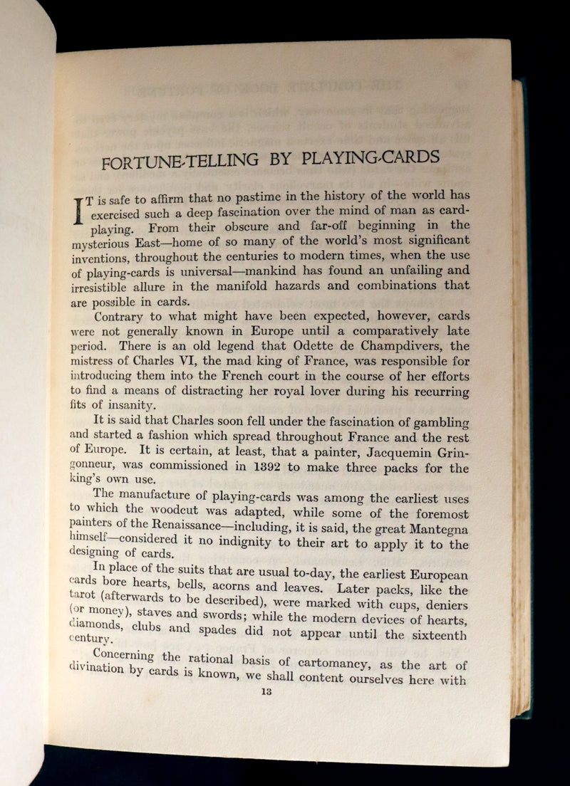 1935 Scarce Book - The Complete Book of Fortune A Comprehensive Survey Of The Occult Sciences & Other Methods Of Divination.