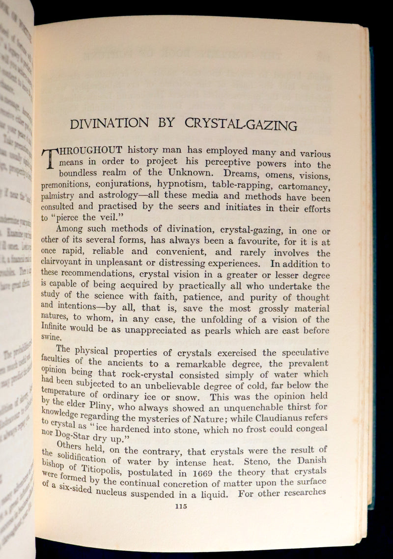 1935 Scarce Book - The Complete Book of Fortune A Comprehensive Survey Of The Occult Sciences & Other Methods Of Divination.