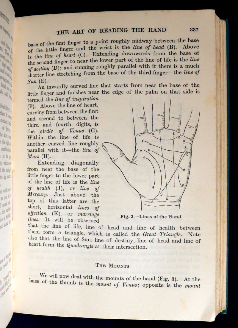 1935 Scarce Book - The Complete Book of Fortune A Comprehensive Survey Of The Occult Sciences & Other Methods Of Divination.