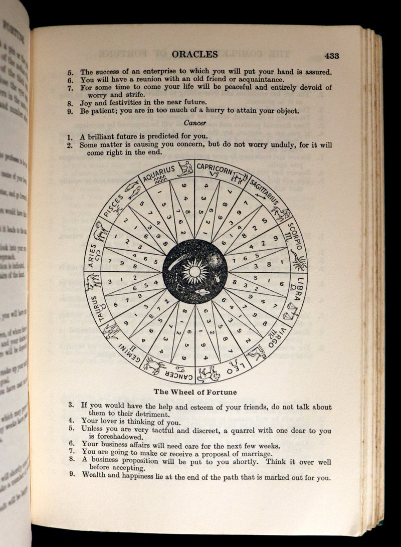 1935 Scarce Book - The Complete Book of Fortune A Comprehensive Survey Of The Occult Sciences & Other Methods Of Divination.