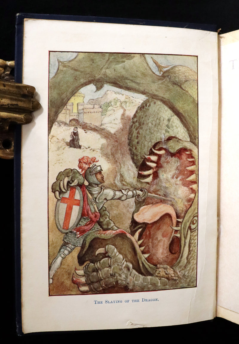 1910 Rare Book ~ THE FAERY QUEEN and her Knights, Stories from Spencer By A. J. Church. Illustrated.