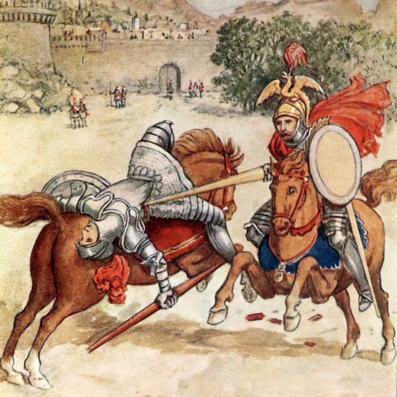 1910 Rare Book ~ THE FAERY QUEEN and her Knights, Stories from Spencer By A. J. Church. Illustrated.