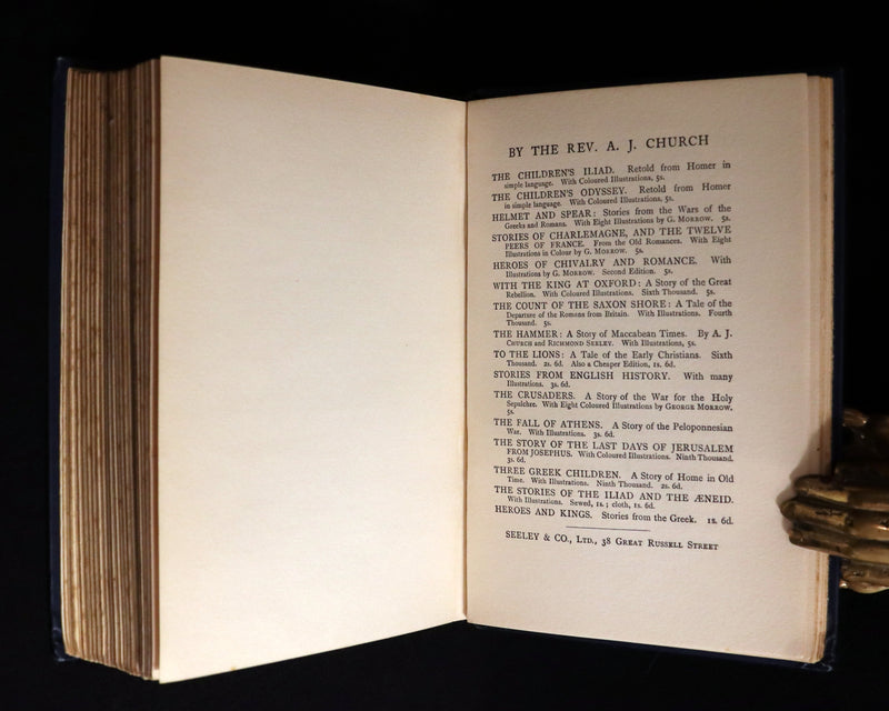 1910 Rare Book ~ THE FAERY QUEEN and her Knights, Stories from Spencer By A. J. Church. Illustrated.