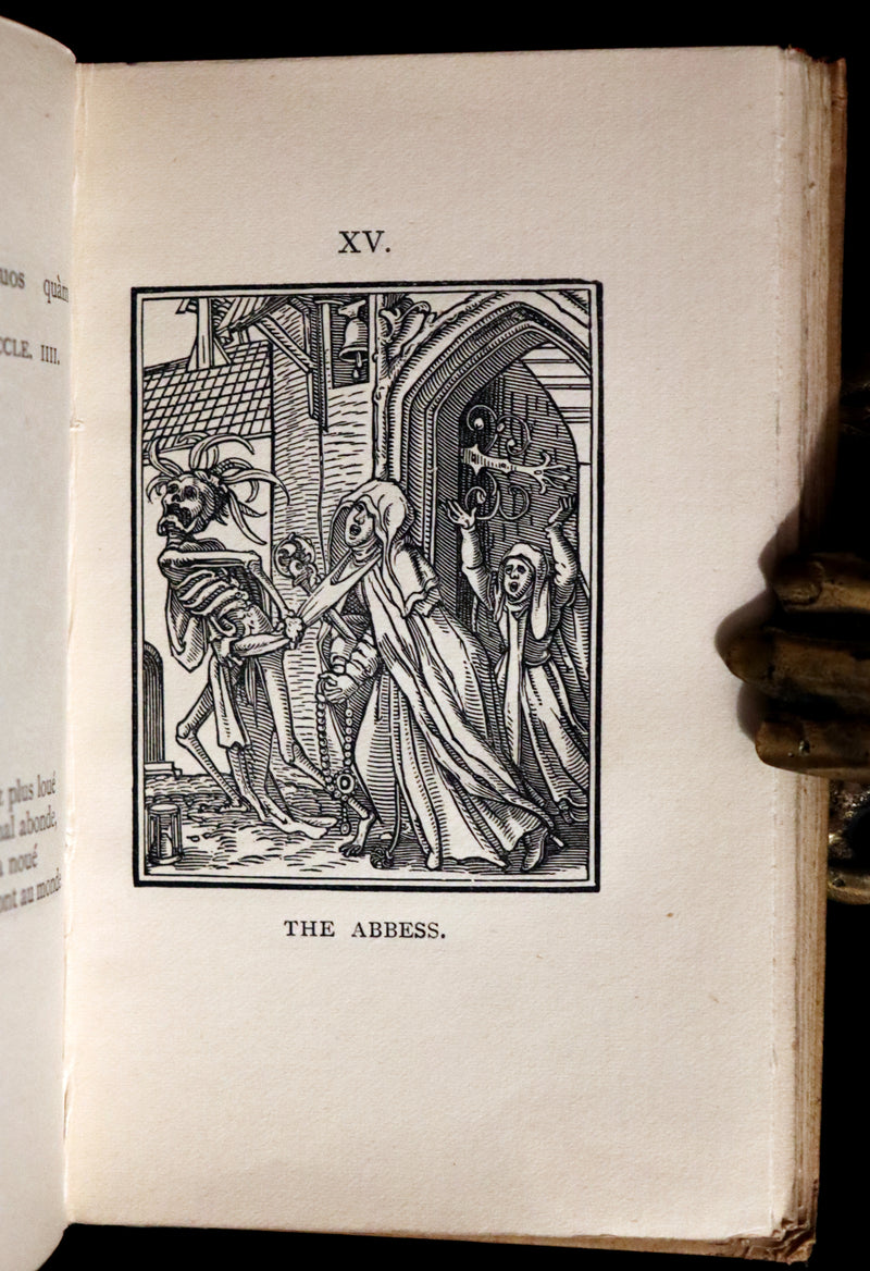 1898 Scarce Book -The DANCE of DEATH - Danse Macabre by Hans Holbein, illustrated.