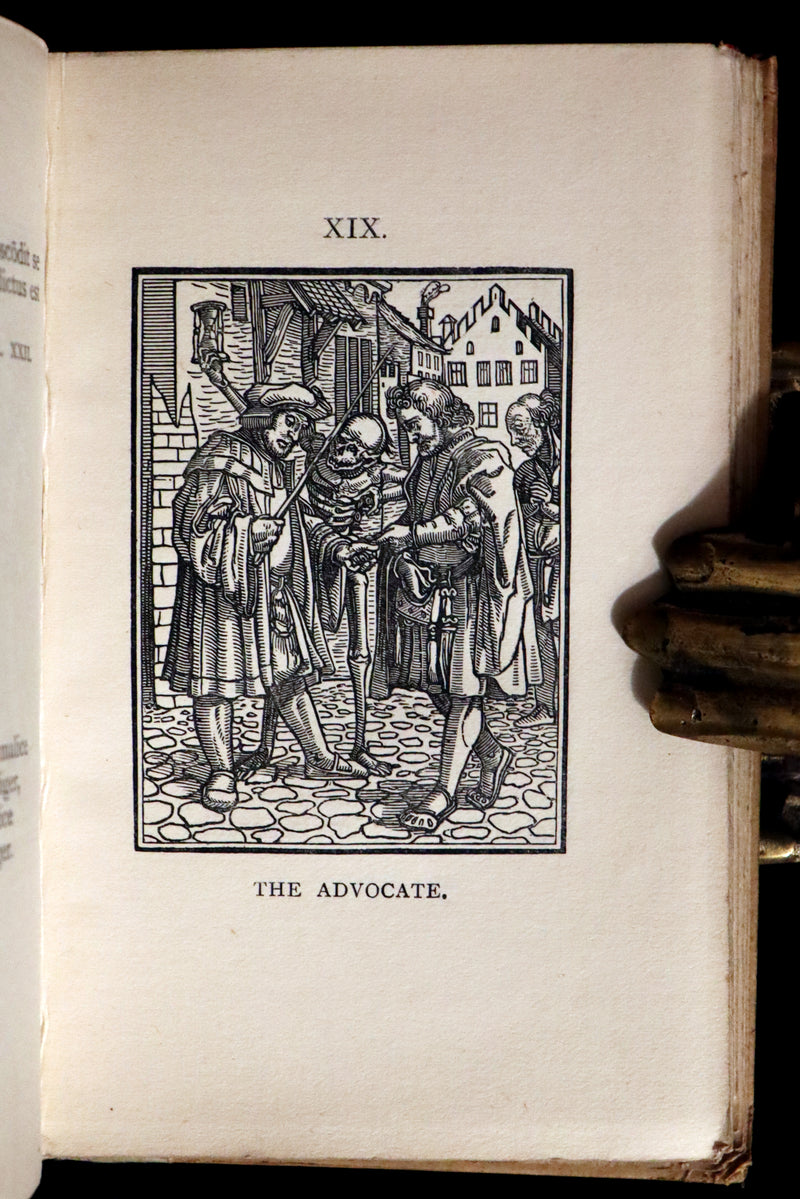 1898 Scarce Book -The DANCE of DEATH - Danse Macabre by Hans Holbein, illustrated.