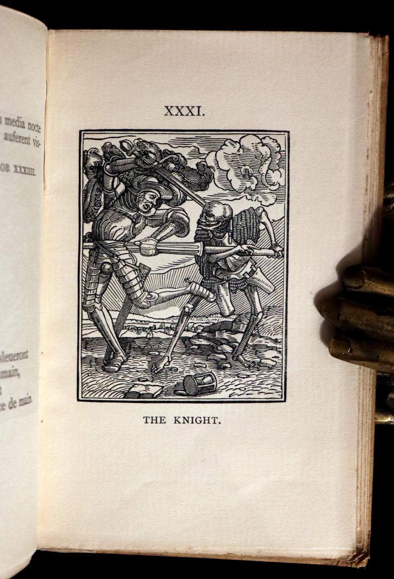1898 Scarce Book -The DANCE of DEATH - Danse Macabre by Hans Holbein, illustrated.