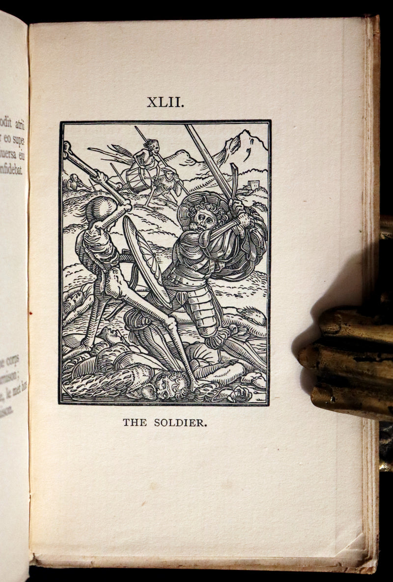 1898 Scarce Book -The DANCE of DEATH - Danse Macabre by Hans Holbein, illustrated.