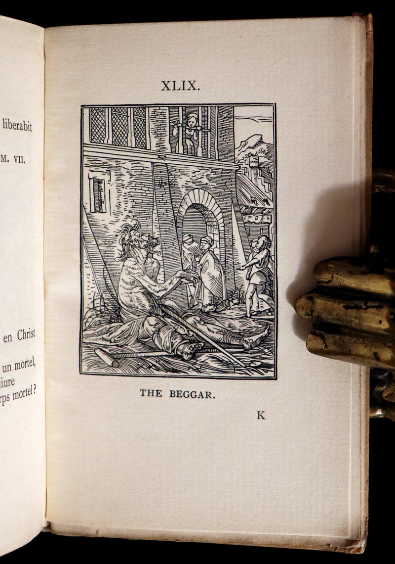 1898 Scarce Book -The DANCE of DEATH - Danse Macabre by Hans Holbein, illustrated.
