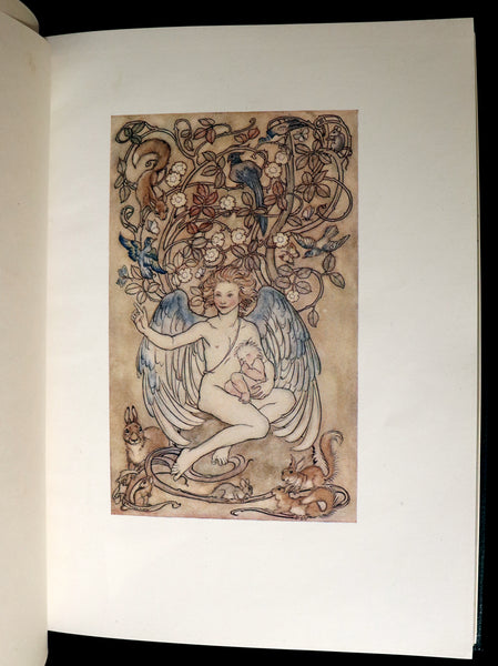 1918 Rare First Edition - The Springtide of Life, Poems of Childhood illustrated by Arthur Rackham.