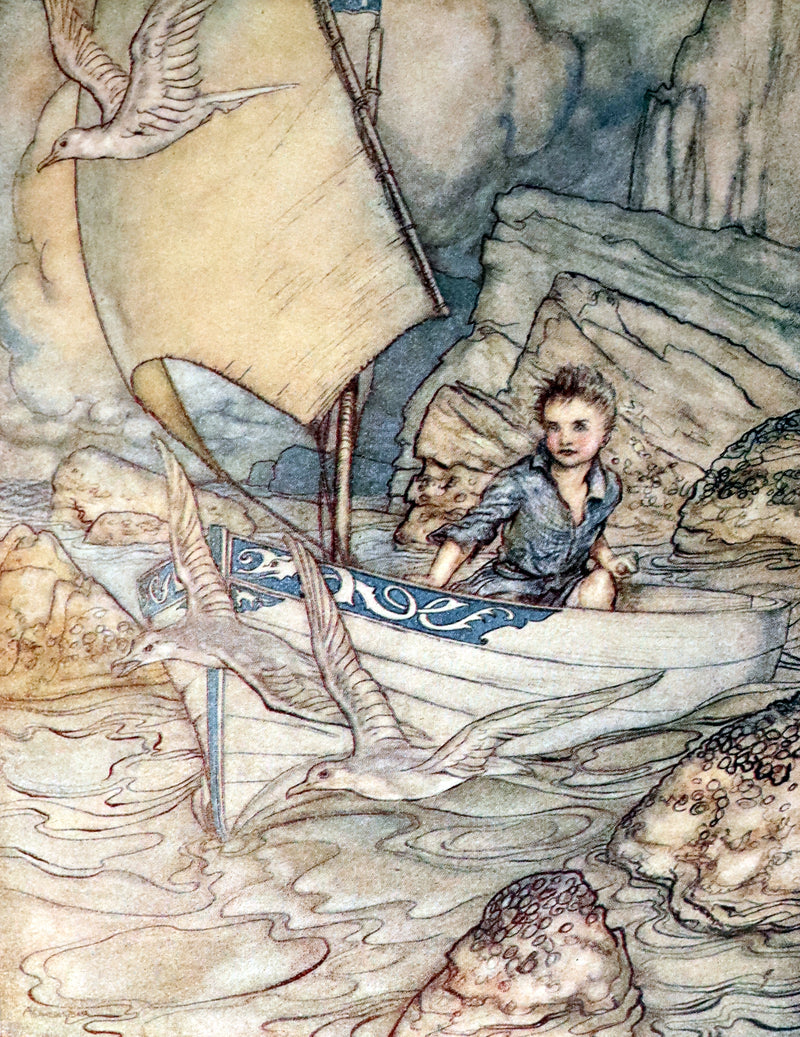 1918 Rare First Edition - The Springtide of Life, Poems of Childhood illustrated by Arthur Rackham.