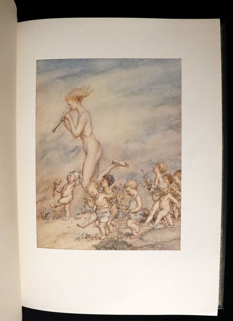 1918 Rare First Edition - The Springtide of Life, Poems of Childhood illustrated by Arthur Rackham.