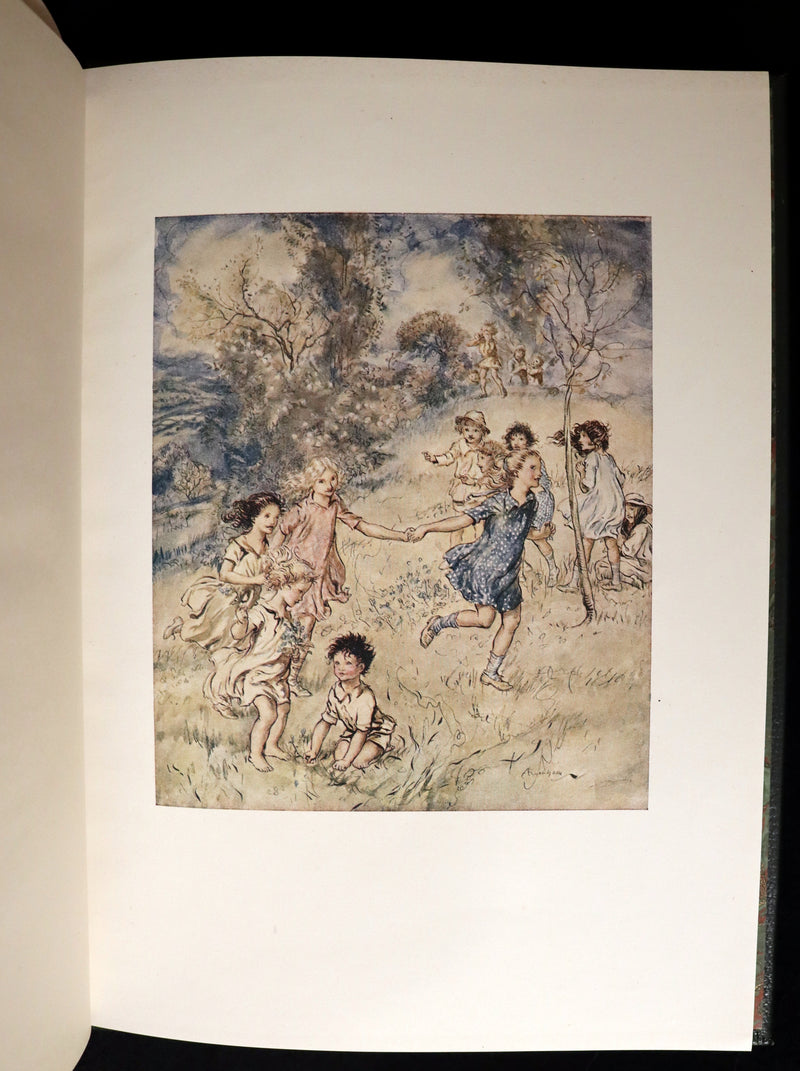 1918 Rare First Edition - The Springtide of Life, Poems of Childhood illustrated by Arthur Rackham.
