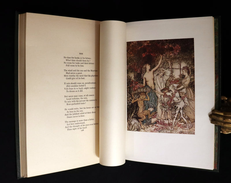 1918 Rare First Edition - The Springtide of Life, Poems of Childhood illustrated by Arthur Rackham.