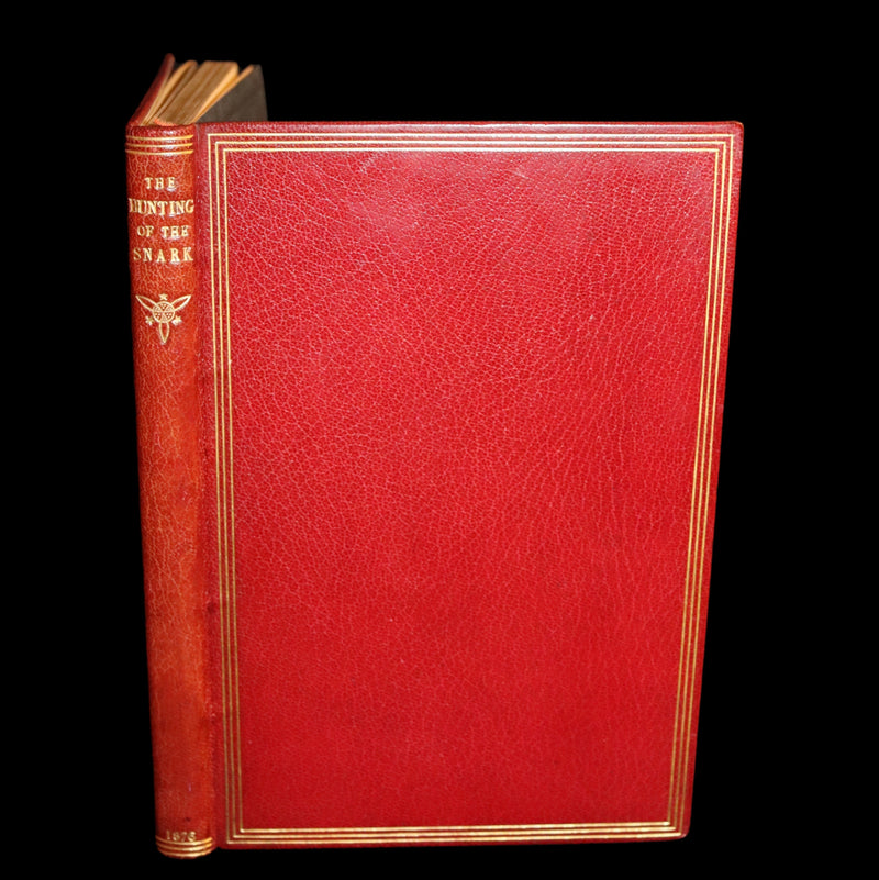 1876 Rare First Edition - The Hunting of the SNARK by Lewis Carroll bound by Sangorski & Sutcliffe.