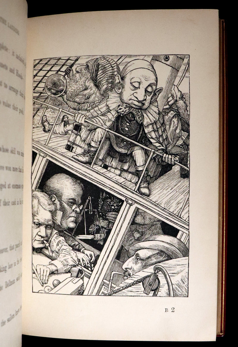 1876 Rare First Edition - The Hunting of the SNARK by Lewis Carroll bound by Sangorski & Sutcliffe.