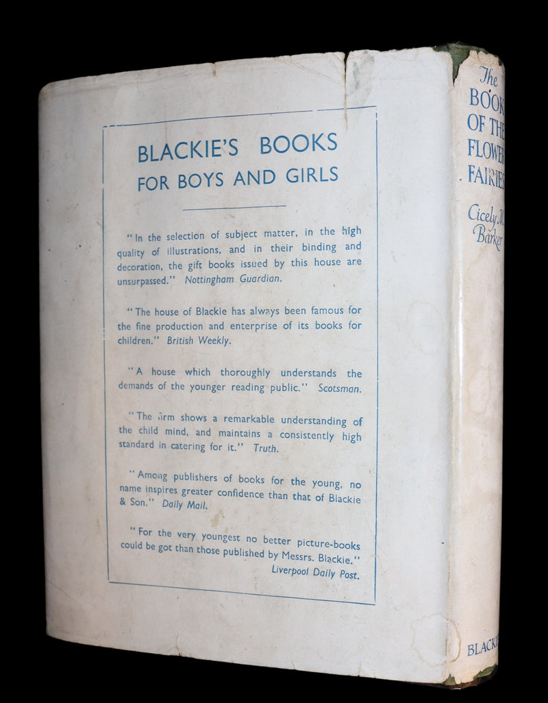 1942 Rare Book - THE BOOK OF THE FLOWER FAIRIES by Cicely Mary Barker.
