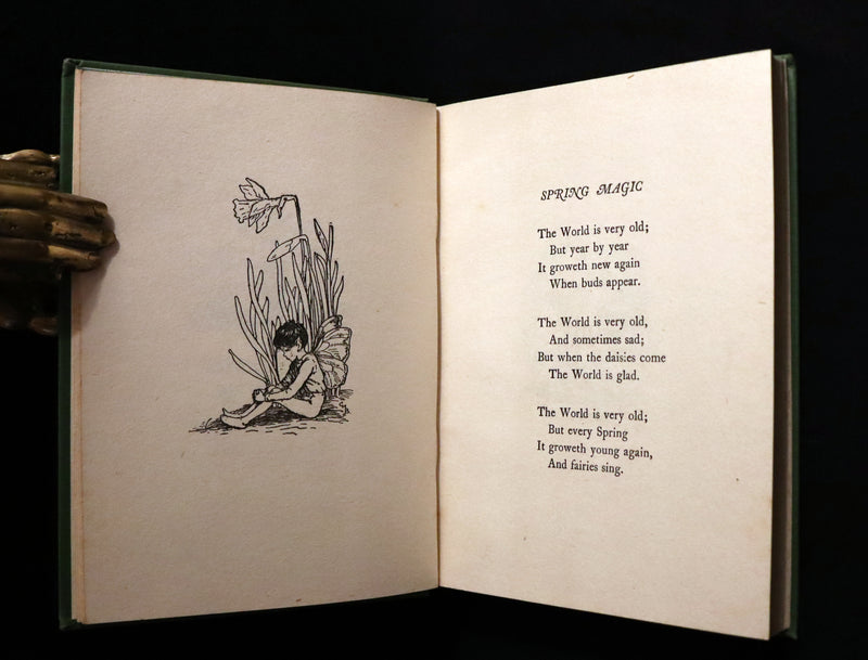 1942 Rare Book - THE BOOK OF THE FLOWER FAIRIES by Cicely Mary Barker.