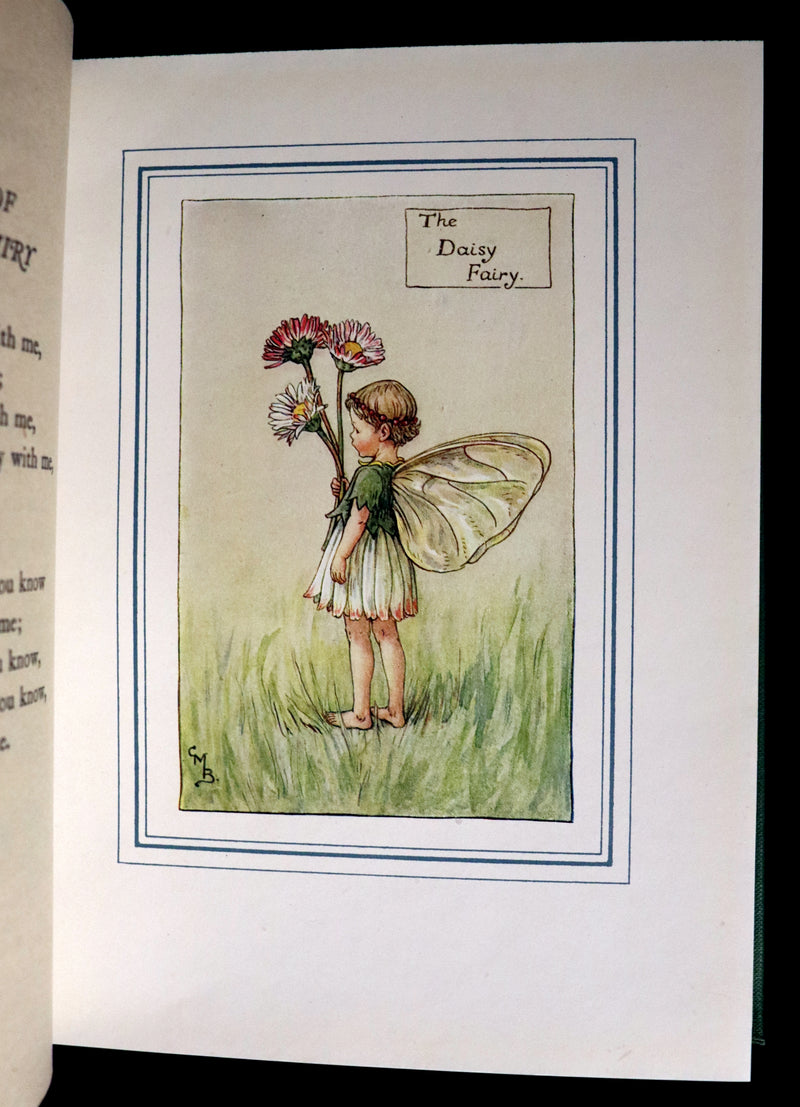 1942 Rare Book - THE BOOK OF THE FLOWER FAIRIES by Cicely Mary Barker.