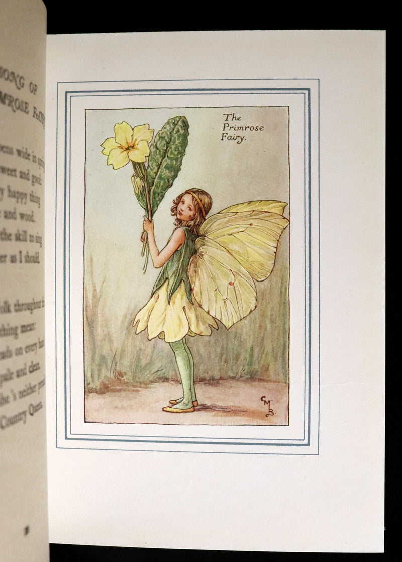 1942 Rare Book - THE BOOK OF THE FLOWER FAIRIES by Cicely Mary Barker.