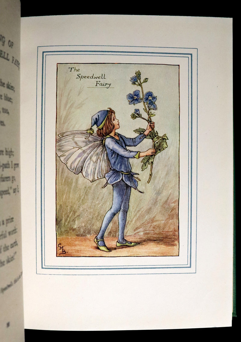 1942 Rare Book - THE BOOK OF THE FLOWER FAIRIES by Cicely Mary Barker.