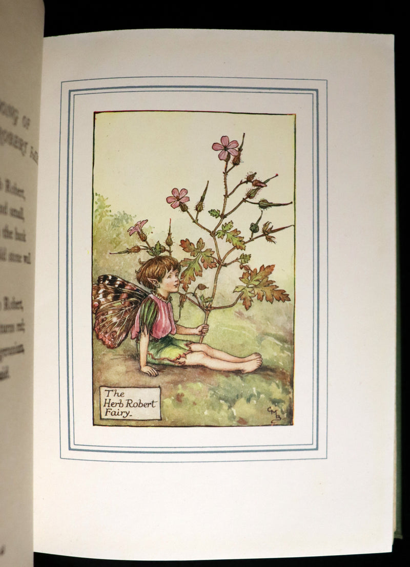 1942 Rare Book - THE BOOK OF THE FLOWER FAIRIES by Cicely Mary Barker.