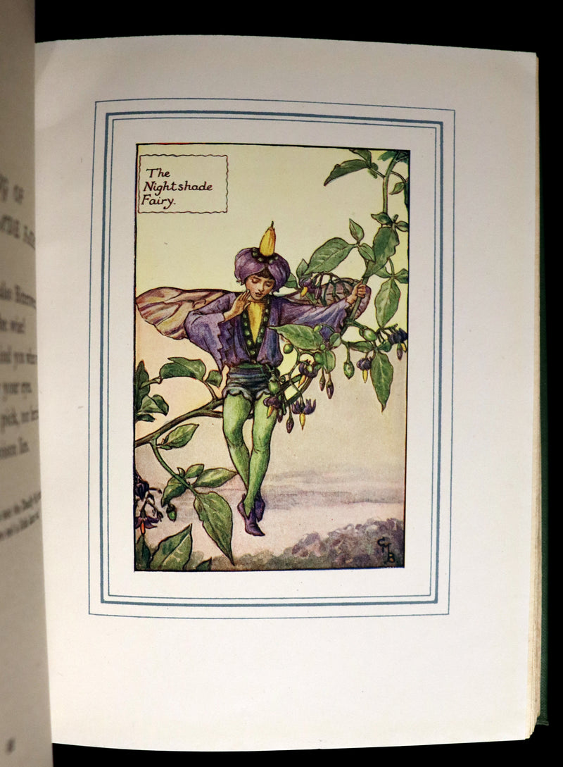 1942 Rare Book - THE BOOK OF THE FLOWER FAIRIES by Cicely Mary Barker.