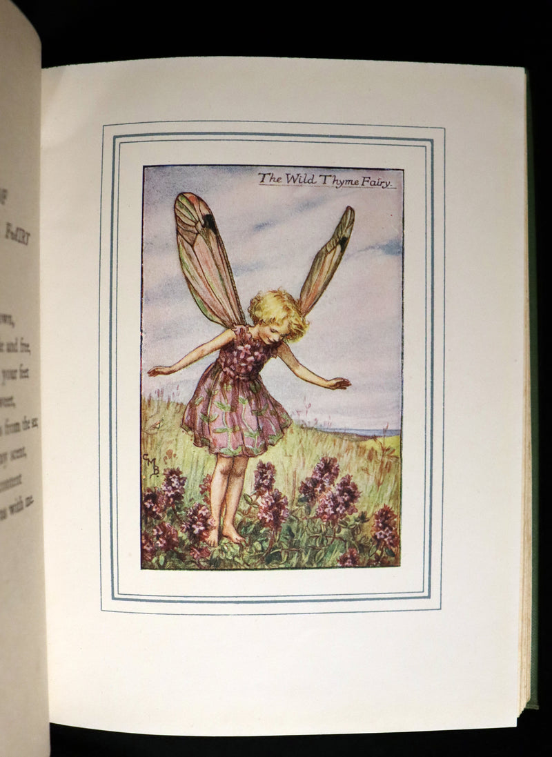1942 Rare Book - THE BOOK OF THE FLOWER FAIRIES by Cicely Mary Barker.