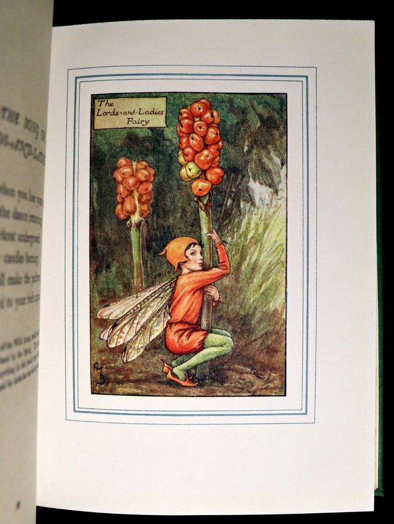 1942 Rare Book - THE BOOK OF THE FLOWER FAIRIES by Cicely Mary Barker.